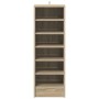 Mueble zapatero madera contrachapada roble Sonoma 31,5x35x90 cm en Zapateros y organizadores de calzado | Comprar online en Foru