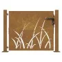 Corten steel garden gate grass design 105x80 cm by vidaXL, garden gates - Ref: Foro24-153226, Price: 122,88 €, Discount: %