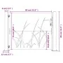 Corten steel garden gate grass design 105x80 cm by vidaXL, garden gates - Ref: Foro24-153226, Price: 122,88 €, Discount: %