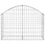 Cesta de gaviones forma arco hierro galvanizado 100x30x60/80 cm de vidaXL, Maceteros y jardineras - Ref: Foro24-153423, Preci...