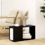 Mueble de TV madera contrachapada negro 60x24x32 cm en Librerías y estanterías | Comprar online en Foru.es