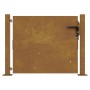 Puerta de jardín acero corten 105x105 cm de vidaXL, Puertas de jardín - Ref: Foro24-153263, Precio: 146,87 €, Descuento: %