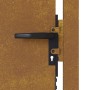 Puerta de jardín acero corten 105x105 cm de vidaXL, Puertas de jardín - Ref: Foro24-153263, Precio: 146,87 €, Descuento: %