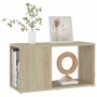 Mueble de TV madera contrachapada roble Sonoma 60x24x32 cm en Librerías y estanterías | Comprar online en Foru.es