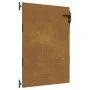 Puerta de jardín acero corten 85x125 cm de vidaXL, Puertas de jardín - Ref: Foro24-153258, Precio: 148,65 €, Descuento: %