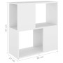 Estantería librería madera contrachapada blanco 60x24x63 cm en Librerías y estanterías | Comprar online en Foru.es