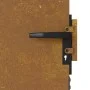 Puerta de jardín acero corten 85x125 cm de vidaXL, Puertas de jardín - Ref: Foro24-153258, Precio: 148,65 €, Descuento: %