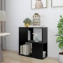 Librería de madera contrachapada negro 60x24x63 cm en Librerías y estanterías | Comprar online en Foru.es