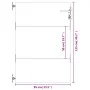 Puerta de jardín acero corten 85x125 cm de vidaXL, Puertas de jardín - Ref: Foro24-153258, Precio: 148,65 €, Descuento: %