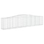 Cesta de gaviones forma arco hierro galvanizado 400x50x80/100cm de vidaXL, Maceteros y jardineras - Ref: Foro24-153414, Preci...