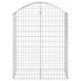 Cesta gaviones forma arco hierro galvanizado 100x50x120/140 cm de vidaXL, Maceteros y jardineras - Ref: Foro24-153436, Precio...
