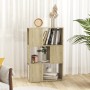 Librería separador madera contrachapada roble Sonoma 60x24x94cm en Librerías y estanterías | Comprar online en Foru.es