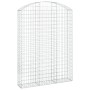 Cesta gaviones forma arco hierro galvanizado 150x30x200/220 cm de vidaXL, Maceteros y jardineras - Ref: Foro24-153450, Precio...
