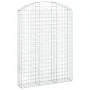 Cesta gaviones forma arco hierro galvanizado 150x30x200/220 cm de vidaXL, Maceteros y jardineras - Ref: Foro24-153450, Precio...