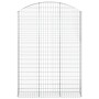 Cesta gaviones forma arco hierro galvanizado 150x30x200/220 cm de vidaXL, Maceteros y jardineras - Ref: Foro24-153450, Precio...