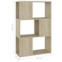 Librería separador madera contrachapada roble Sonoma 60x24x94cm en Librerías y estanterías | Comprar online en Foru.es