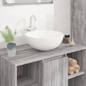 Rundes weißes Keramikwaschbecken 36x15 cm von vidaXL, Sinkt - Ref: Foro24-153343, Preis: 65,55 €, Rabatt: %