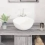 Rundes weißes Keramikwaschbecken 36x15 cm von vidaXL, Sinkt - Ref: Foro24-153343, Preis: 65,55 €, Rabatt: %