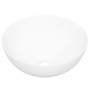 Lavabo redondo de cerámica blanco 36x15 cm de vidaXL, Lavabos - Ref: Foro24-153343, Precio: 66,88 €, Descuento: %