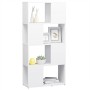 Librería separador madera contrachapada blanco 60x24x124,5 cm en Librerías y estanterías | Comprar online en Foru.es