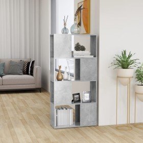 Estantería divisor de espacios gris hormigón 60x24x124,5 cm en Librerías y estanterías | Comprar online en Foru.es