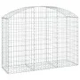 Cesta gaviones forma arco hierro galvanizado 150x50x100/120 cm de vidaXL, Maceteros y jardineras - Ref: Foro24-153455, Precio...