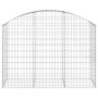Cesta gaviones forma arco hierro galvanizado 150x50x100/120 cm de vidaXL, Maceteros y jardineras - Ref: Foro24-153455, Precio...