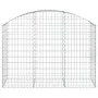 Cesta gaviones forma arco hierro galvanizado 150x50x100/120 cm de vidaXL, Maceteros y jardineras - Ref: Foro24-153455, Precio...