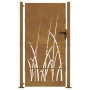 Puerta de jardín acero corten diseño hierba 105x205 cm de vidaXL, Puertas de jardín - Ref: Foro24-153231, Precio: 256,87 €, D...