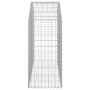 Cesta gaviones forma arco hierro galvanizado 150x50x100/120 cm de vidaXL, Maceteros y jardineras - Ref: Foro24-153455, Precio...