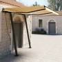 Toldo manual retráctil con LED amarillo y blanco 3x2,5 m en Toldos | Comprar online en Foru.es