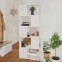 Librería separador madera contrachapada blanco 60x24x155 cm en Librerías y estanterías | Comprar online en Foru.es