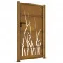 Gartentor aus Cortenstahl, Grasdesign, 105 x 205 cm von vidaXL, Gartentore - Ref: Foro24-153231, Preis: 246,94 €, Rabatt: %