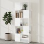 Librería separador madera contrachapada blanco 60x24x155 cm en Librerías y estanterías | Comprar online en Foru.es