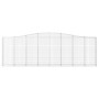 Cesta gaviones forma arco hierro galvanizado 400x30x120/140 cm de vidaXL, Maceteros y jardineras - Ref: Foro24-153406, Precio...