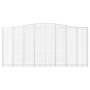 Cesta gaviones forma arco hierro galvanizado 400x30x180/200 cm de vidaXL, Maceteros y jardineras - Ref: Foro24-153409, Precio...
