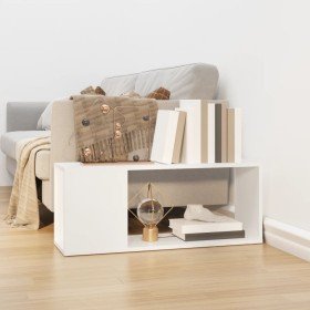 Mueble para TV madera contrachapada blanco 80x24x32 cm en Librerías y estanterías | Comprar online en Foru.es