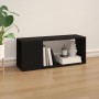 Mueble para TV madera contrachapada negro 80x24x32 cm en Librerías y estanterías | Comprar online en Foru.es