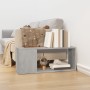 Mueble para TV madera contrachapada gris hormigón 80x24x32 cm en Librerías y estanterías | Comprar online en Foru.es