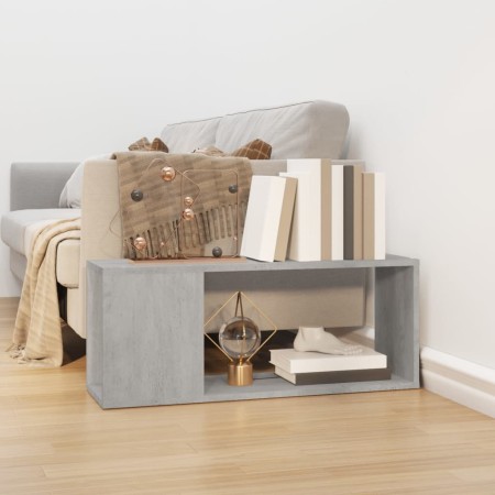 Mueble para TV madera contrachapada gris hormigón 80x24x32 cm en Librerías y estanterías | Comprar online en Foru.es
