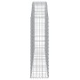 Cesta gaviones forma arco hierro galvanizado 200x30x100/120 cm de vidaXL, Maceteros y jardineras - Ref: Foro24-153465, Precio...