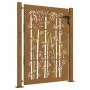 Gartentor aus Cortenstahl, Bambusdesign, 105 x 130 cm von vidaXL, Gartentore - Ref: Foro24-153240, Preis: 176,26 €, Rabatt: %