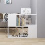 Mueble para TV madera contrachapada blanco 80x24x63 cm en Muebles TV | Comprar online en Foru.es