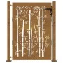 Gartentor aus Cortenstahl, Bambusdesign, 105 x 130 cm von vidaXL, Gartentore - Ref: Foro24-153240, Preis: 176,26 €, Rabatt: %
