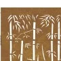 Gartentor aus Cortenstahl, Bambusdesign, 105 x 130 cm von vidaXL, Gartentore - Ref: Foro24-153240, Preis: 176,26 €, Rabatt: %