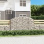 Cesta gaviones forma arco hierro galvanizado 200x30x120/140 cm de vidaXL, Maceteros y jardineras - Ref: Foro24-153466, Precio...
