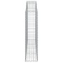 Cesta gaviones forma arco hierro galvanizado 200x30x120/140 cm de vidaXL, Maceteros y jardineras - Ref: Foro24-153466, Precio...