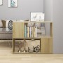 Mueble para TV madera contrachapada roble Sonoma 80x24x63 cm en Librerías y estanterías | Comprar online en Foru.es