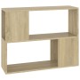 Mueble para TV madera contrachapada roble Sonoma 80x24x63 cm en Librerías y estanterías | Comprar online en Foru.es