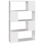 Librería separador madera contrachapada blanco 80x24x124,5 cm en Librerías y estanterías | Comprar online en Foru.es